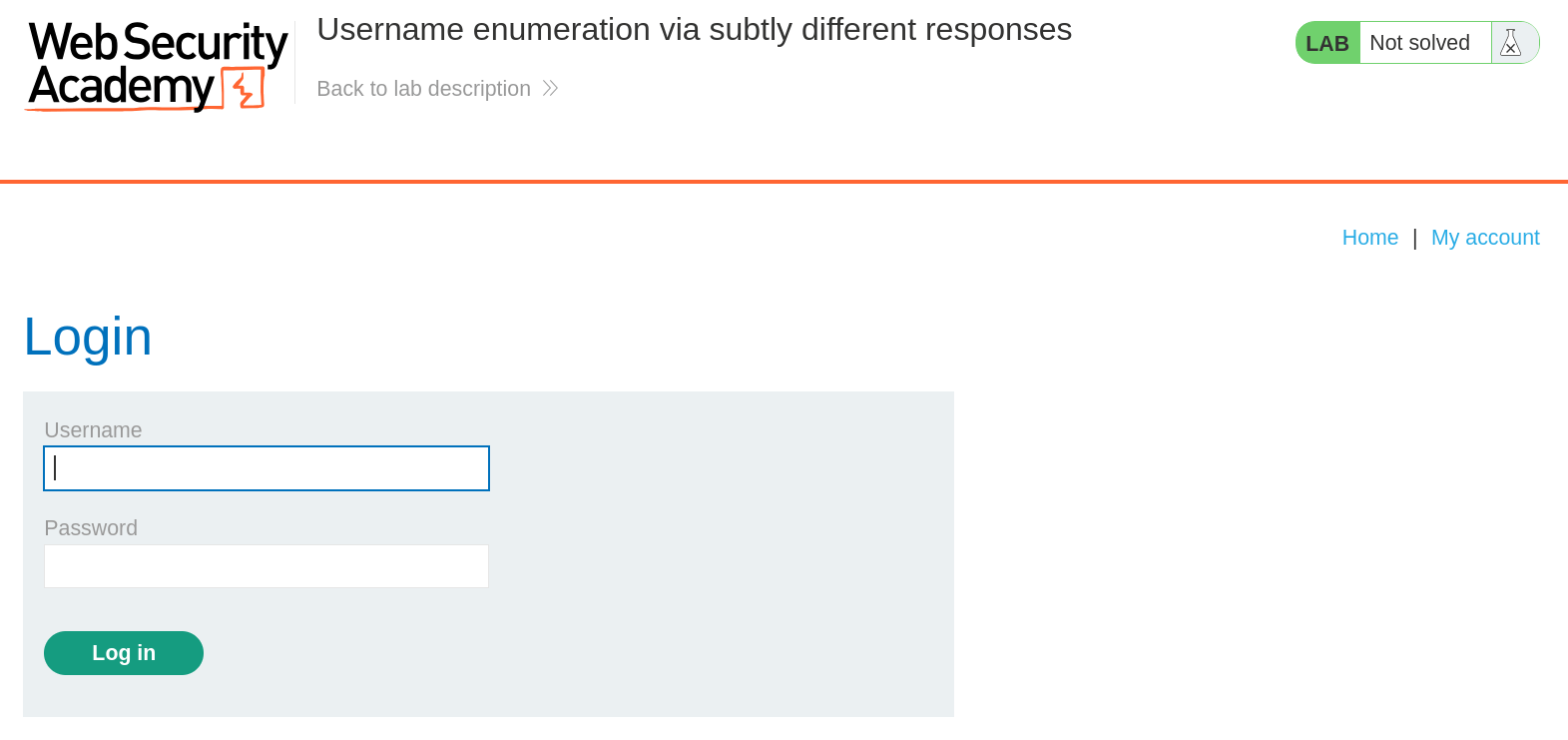 Login page screenshot for the vulnerable application