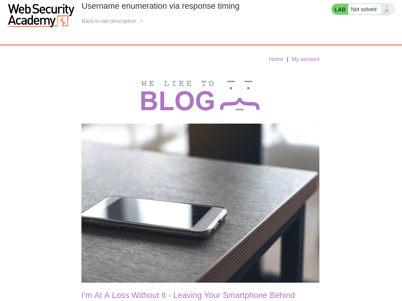 Lab homepage screenshot showing site layout