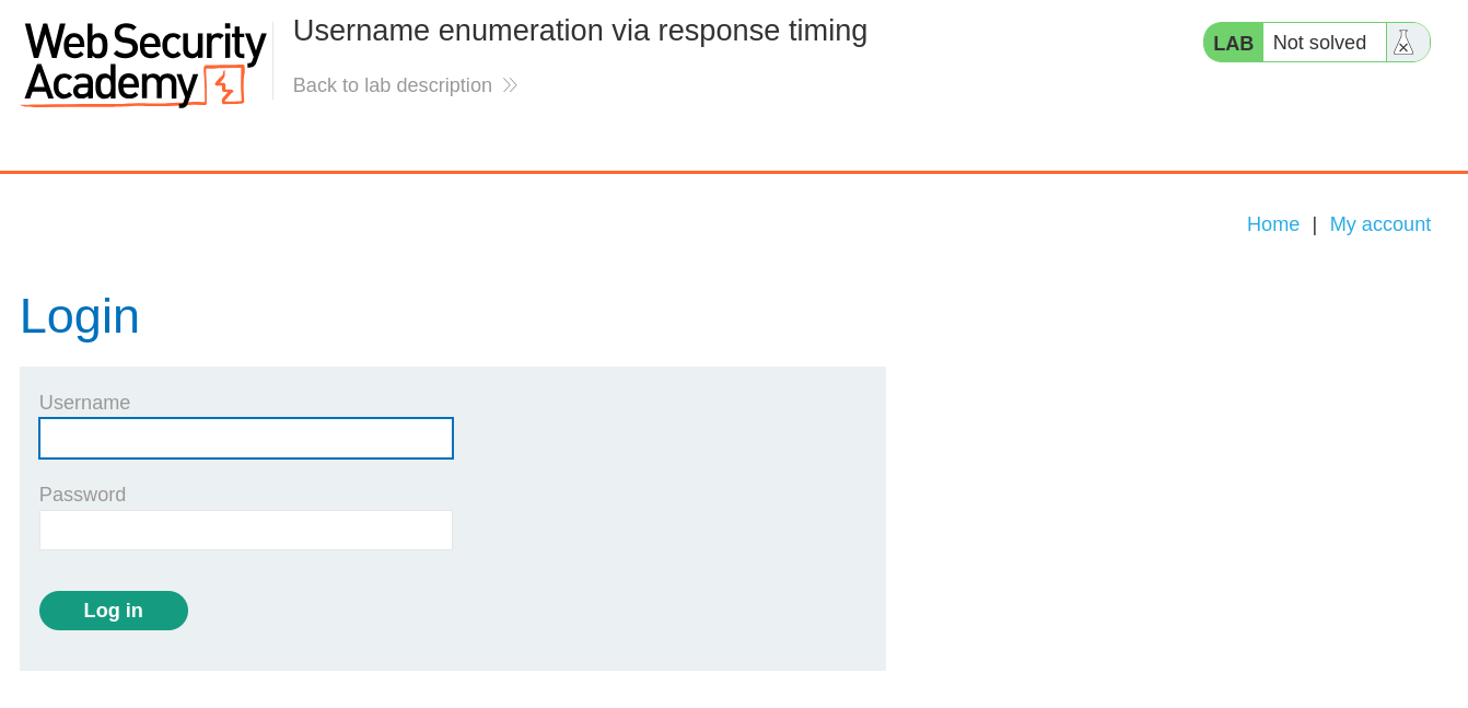 Login page screenshot for the vulnerable application