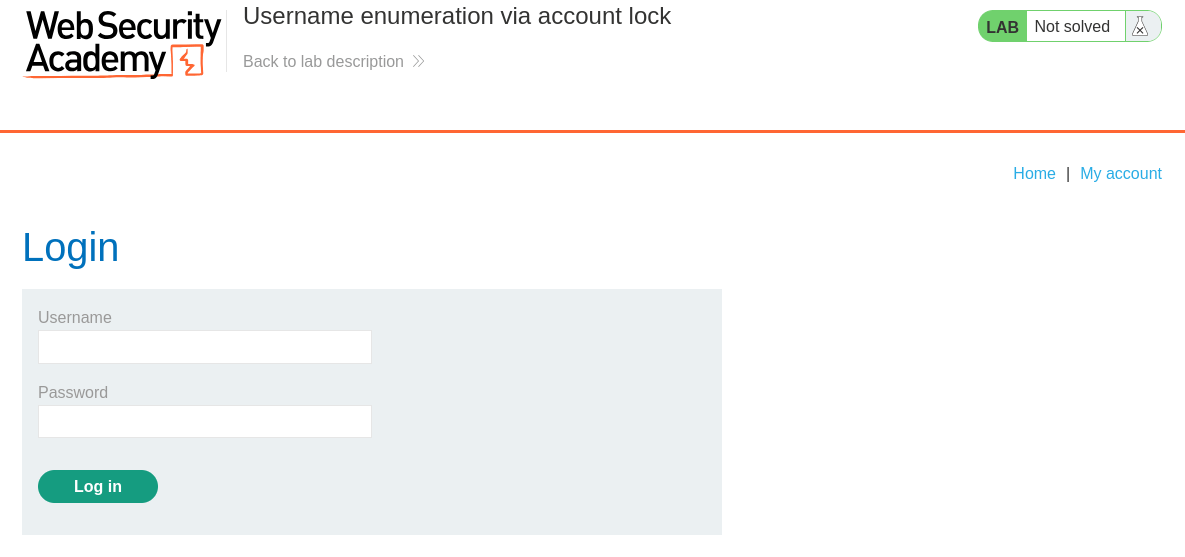 Login page screenshot for the vulnerable application