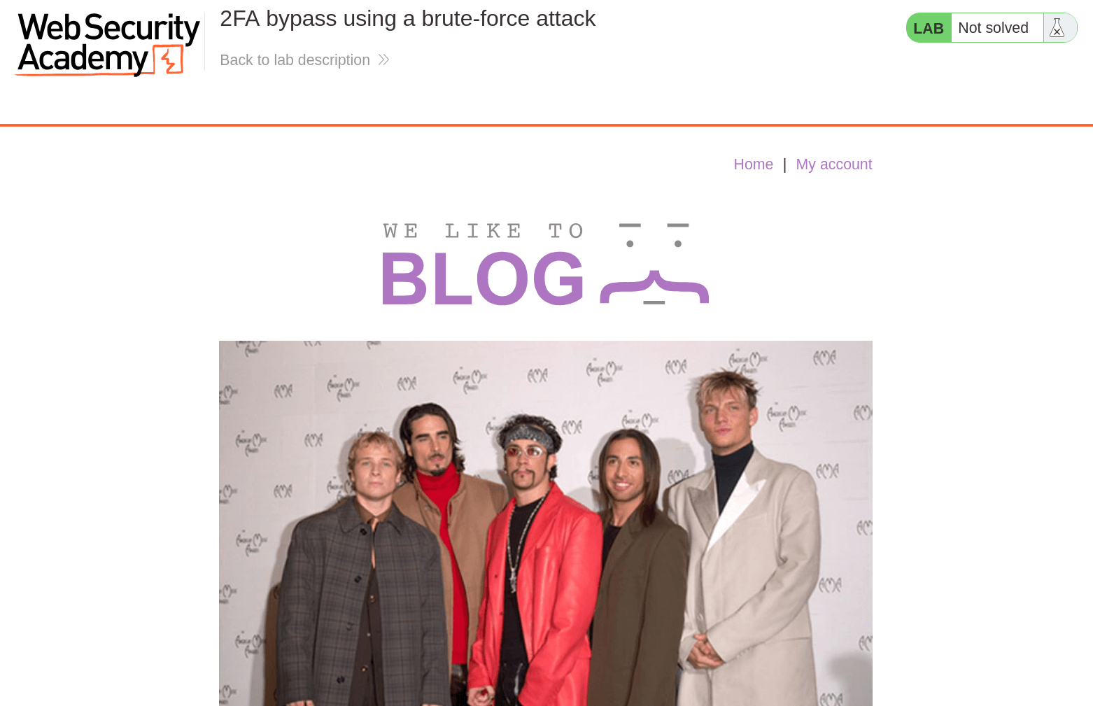 Lab homepage screenshot showing site layout