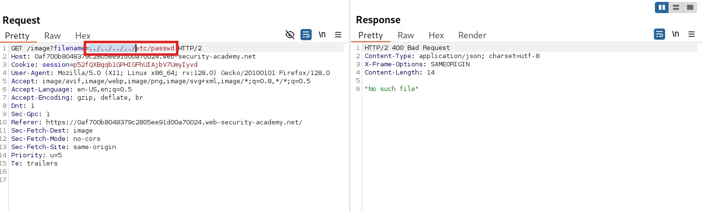 BurpSuite Repeater showing selected payload for URL encoding